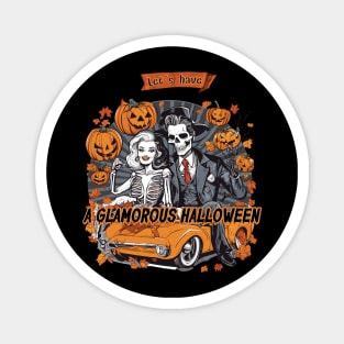 glamorous halloween Magnet